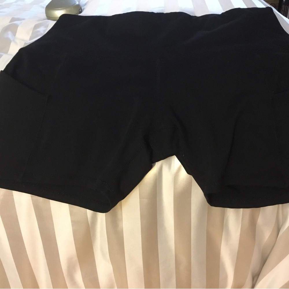 Women's Athletic Black Shorts